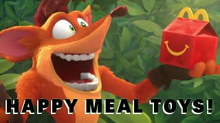 Crash Team Rumble Happy Meal Toys December 2023 McDonalds 8 Toys [upl. by Aikal]