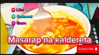 Kalderetang Baboy na nga ito cooking skills kaldereta [upl. by Newell237]