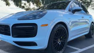 2019 Porsche Cayenne eHybrid Exterior Walkthrough 130k MSRP GTS clone [upl. by Nile]