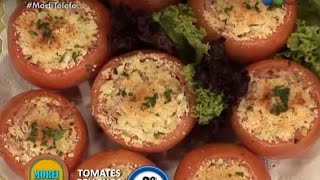 Receta Express Tomates Rellenos  Morfi [upl. by Nytsud]