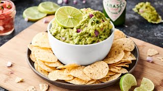 Easy Spicy Green Guacamole Recipe [upl. by Heman]