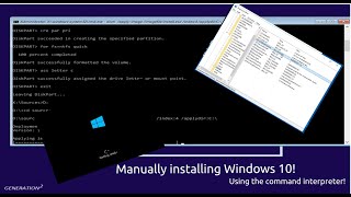 Manually Installing Windows 10 [upl. by Eselahs969]