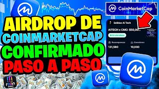 ¡¡TIENES 48 HORAS HAZ EL AIRDROP DE COINMARKETCAP ANTES DE QUE SEA TARDE [upl. by Armallas]