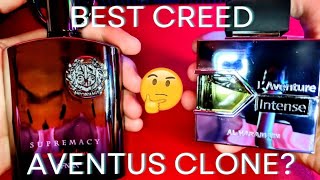 Best Creed Aventus Clone Afnan Supremacy Not Only Intense Vs Al Haramain LAventure Intense [upl. by Anilet767]