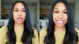 Microlinks on Short Relaxed Hair Using 1 Bundle [upl. by Kablesh]