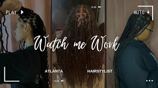 Watch Me Work 002☆ Soft Locs Boho Knotless amp Smedium Knotless [upl. by Edmon]