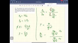 PHY2048 CH13 Problems FA24 11 11 24 [upl. by Lidstone]