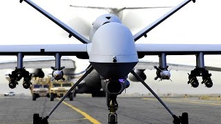 UAV MQ9 Reaper Take Off From Hurlburt Field Florida [upl. by Shaylyn]