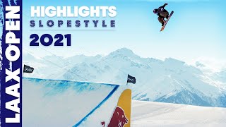 2021 Laax Open Slopestyle Highlights [upl. by Lud]