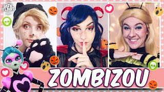 Cosplayers React to Miraculous Ladybug  Zombizou 🎃 [upl. by Aehs]