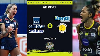 DENTIL PRAIA CLUBE x GERDAU MINAS  Supercopa Feminina de Vôlei  11102024 [upl. by Leanatan]