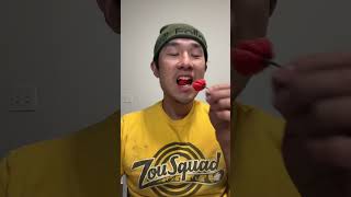 Eating 1 Carolina Reaper everyday day 10 [upl. by Devinne]