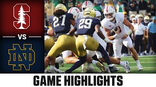 Stanford vs Notre Dame Game Highlights  2024 ACC Football [upl. by Ahsykal1]