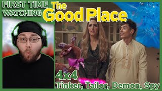 The Good Place 4x6 REACTION  quotA Chip Driver Mystery First Time Watching [upl. by Akcirehs911]