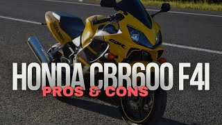 Honda CBR 600 F4I Pros amp Cons Disadvantages and Advantages Problems and Beneffits review [upl. by Droflim]