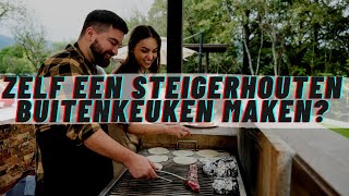 7 TIPS OM ZELF EEN STEIGERHOUTEN BUITENKEUKEN TE MAKEN Mijn Stappenplan  Bouwtekeningen [upl. by Nivaj718]