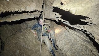 Claustrophobic Descent Into The East Stream Passage Of Pettyjohns Cave [upl. by Natsirk]