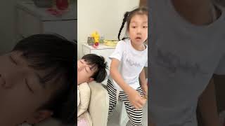 My daughter just wants her dolls to grow hair too funny cutecomedy [upl. by Eisset]