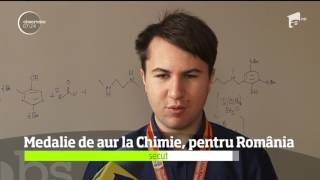 Cel mai bun la chimie din lume este un român Sa luptat cu 300 de elevi din 75 de ţări [upl. by Stephi56]