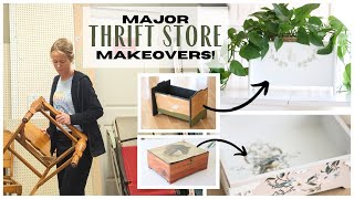 Thrift Store Finds  Home Decor on Budget  Thrift Store Makeovers  Repurposed Home Decor [upl. by Donni]