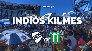 QUILMES 🍻 VS SAN MIGUEL ⚡  ENTRADA INDIOS KILMES KAMIQACES LPDLT amp LPDA  FECHA 38 [upl. by Wearing]