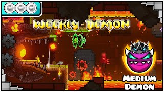 WEEKLY DEMON 377  quotInfernal Shockwavequot by V99 3C100  Geometry Dash [upl. by Nitsirk661]