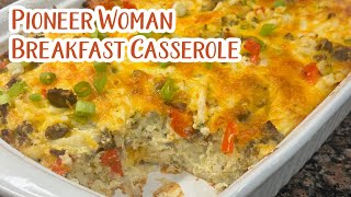 PIONEER WOMAN BREAKFAST CASSEROLE Breakfast recipes Casserole Recipes Egg Casserole for family [upl. by Edson605]