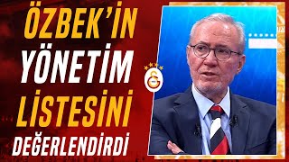 Dursun Özbekin Yönetim Listesini Levent Tüzemen Değerlendirdi [upl. by Toogood]