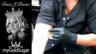 Sugaring with my esthetician friend Fyll Callan  Vadazzlecom [upl. by Munro]