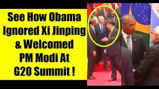 At the China G20 summit Moment Obama snubs Xi Narendra Modi makes his move [upl. by Barnabas]