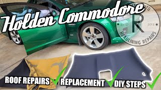 How To Remove amp Install New Headliner on a Holden VE VF Ute [upl. by Ttegdirb834]