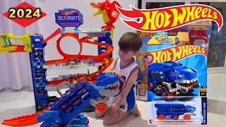 Hot Wheels City ULTIMATE TREX TRANSPORTER 2024 [upl. by Housen]