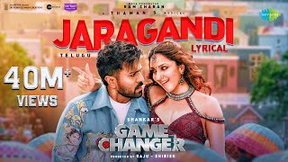 Jaragandi  Lyrical Video  Game Changer  Ram Charan  Kiara Advani  Shankar  Thaman S [upl. by Ninon]