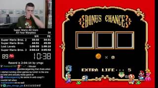 20444 Super Mario AllStars  All Four Warpless speedrun [upl. by Briano]