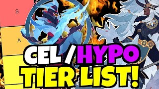 CELESTIAL HYPOGEAN TIER LIST AFK ARENA [upl. by Nosnej]