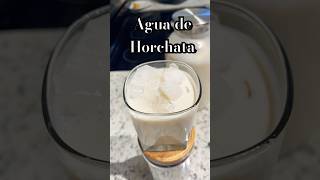 Make agua de horchata with me🍮🥛 sahm cooking food drinks horchata refreshing rice cinamon [upl. by Aniral]