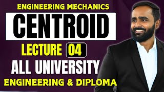 CENTROID LECTURE 04 ENGINEERING MECHANICSPRADEEP GIRI SIR [upl. by Ahseinar]