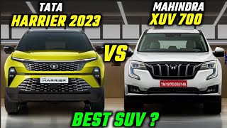 Harrier Facelift 2023 vs Xuv700  Comparison  Features amp Price  tata harrier facelift 2023 [upl. by Ecirehs]