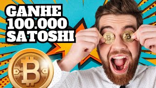 GANHE 100000 SATOSHI BITCOIN GRÁTIS NO AUTOMÁTICO bitcoin crypto btc [upl. by Cotterell]