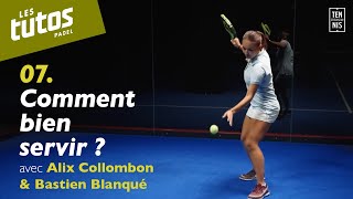 Comment bien servir   Tuto Padel 7  FFT [upl. by Antonino]