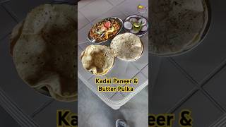 Roadside 💢 Veg Dhaba  Kadai Paneer 🤩 Curry Butter Pulka Eating 🤤 Super Tastetelugufoodteluguvlogs [upl. by Artsa203]