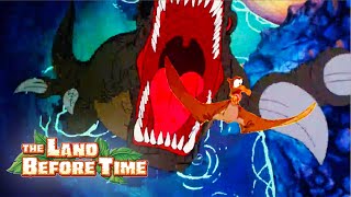 Defeating A Sharptooth  Film Clip  The Land Before Time [upl. by Alexina555]