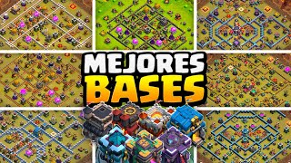 Las Mejores Bases para cada nivel de Ayuntamiento 🔝 Clash of Clans [upl. by Fae]