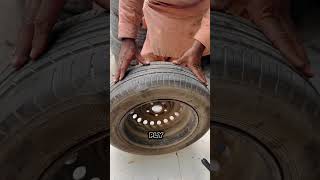 Wobbling Issue in Honda Civic tyreshop viraltiktok ytshorts viralvideo viralshort usedcartyres [upl. by Nnylrats]