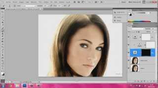 Photoshop CS5 Como cambiar un cabello oscuro a rubio HD [upl. by Parsons273]