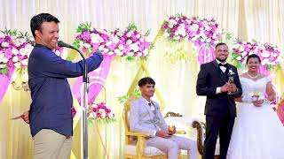 Best Wedding Toast Ever by Fr Joseph Rodrigues  Mangalorean Wedding ceremony [upl. by Bough]