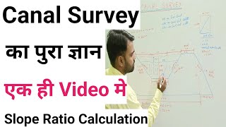 Canal Cross Section Drawing  Drawing Reading in Civil Engineering [upl. by Tamsky]