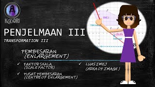 BAB 32 PEMBESARAN PENJELMAAN III ENLARGEMENT TRANSFORMATION III KBSM MATEMATIK TINGKATAN 5 [upl. by Eciralc]