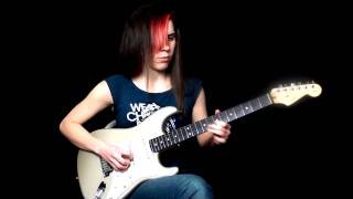 Comfortably Numb  Solos Guitar Lesson by Irene Ketikidi [upl. by Hyps]