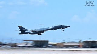 B1B Lancer 37th Bomb Squadron in Action at Red Flag [upl. by Terrab]